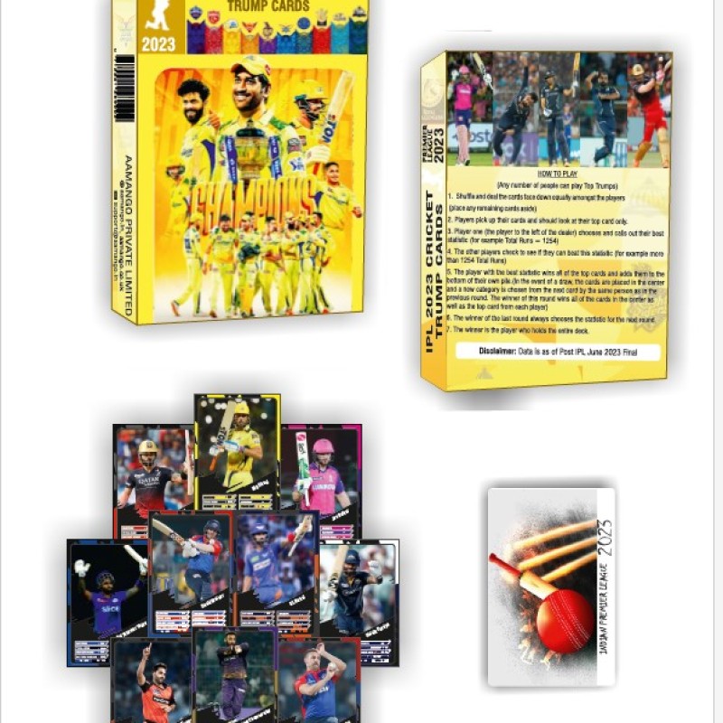 Aamango IPL Cricket Trump Card - 2023 Edition