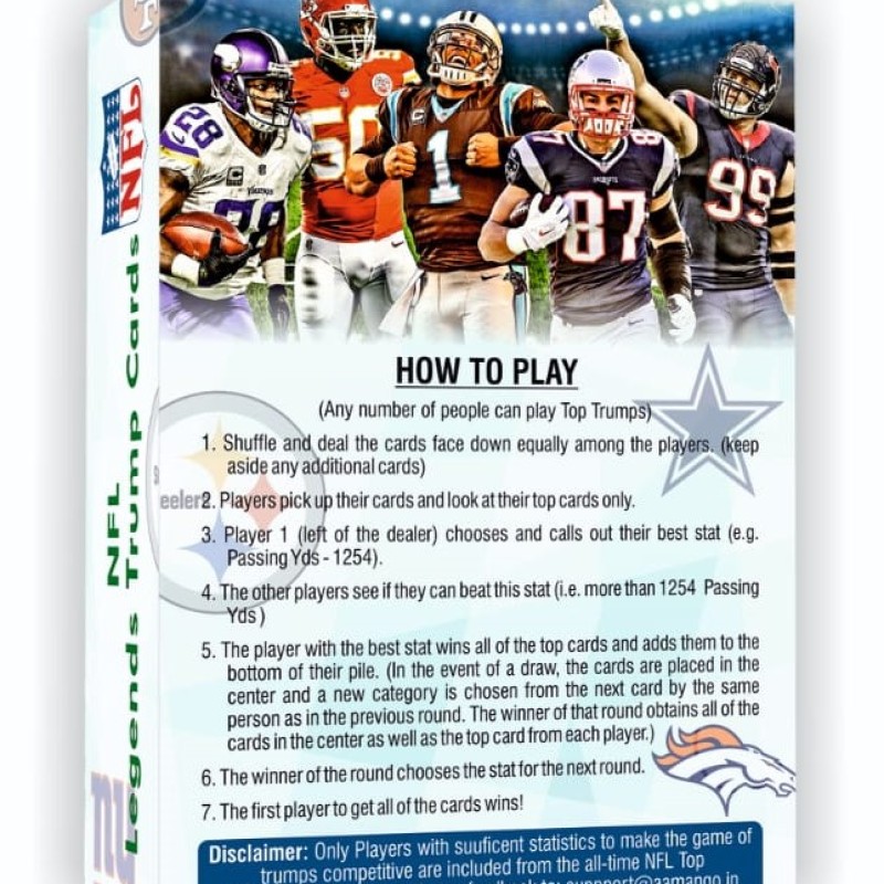 Aamango NFL Trump Cards