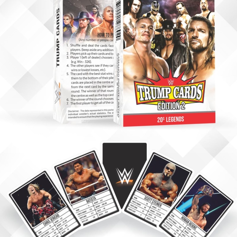 WWE Trump Cards - Single Set : 20s WWE Legends